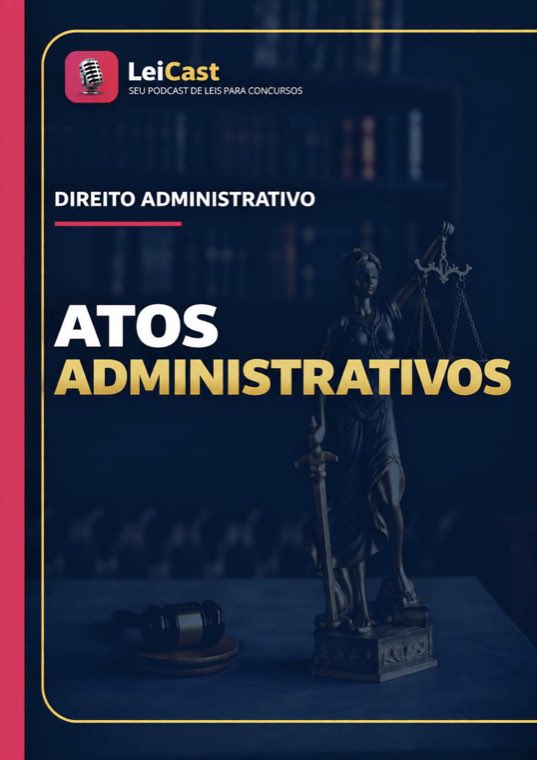 Administrativo — Atos Administrativos · capa do resumo