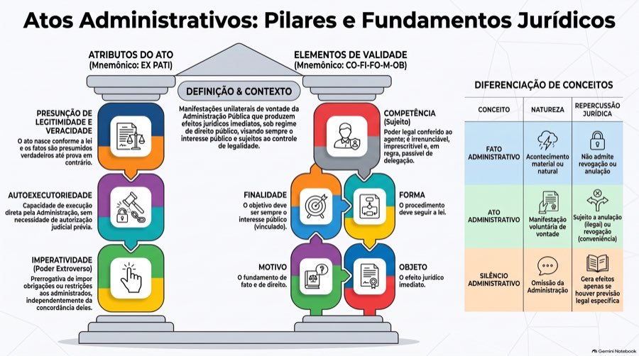 Administrativo — Atos Administrativos · mapa mental
