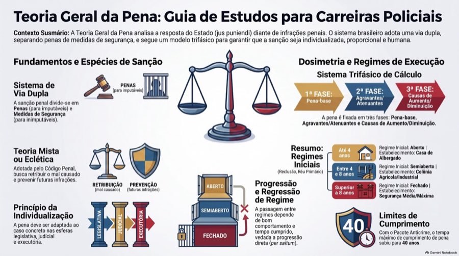 Teoria da Pena — Mapa mental