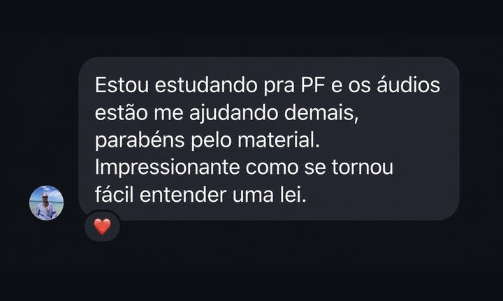 “Impressionante como se tornou fácil entender uma lei.”