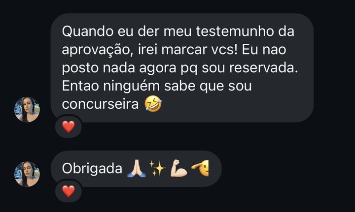 “Quando eu der meu testemunho da aprovação, irei marcar vocês!”